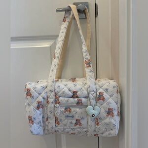 Sweetly Bear Handbag Purse Teddy Bear New Cotton Tote Bag
